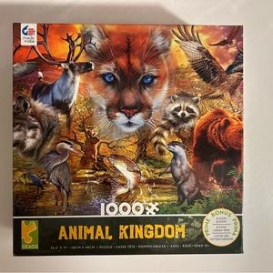Like New 1000 Piece “Animal Kingdom” Jigsaw Puzzle by Ceaco